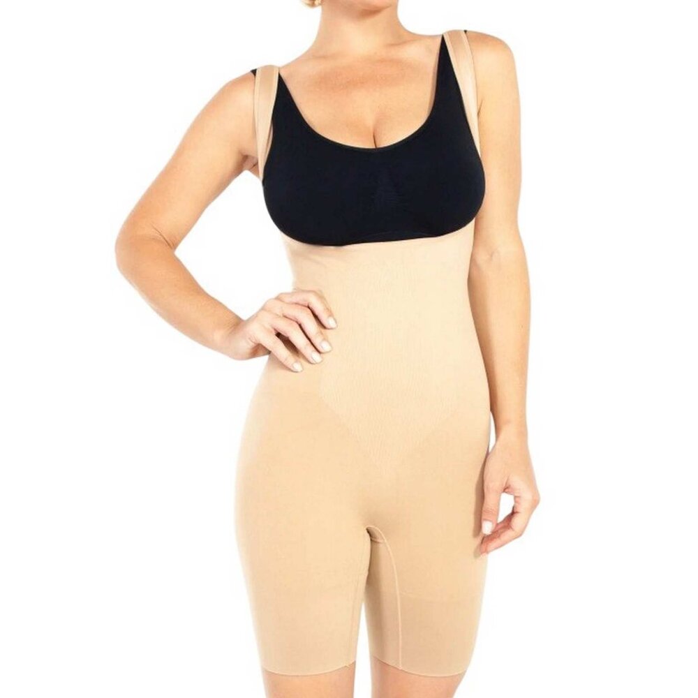 Rhonda Shear Wear Your Own Bra Shaping Bodysuit 2X  (RS-12)